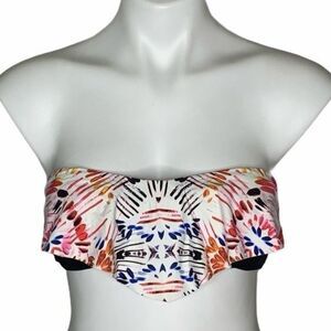 Ivanka Trump Women's Flutter Bandeau Bikini Top Size Small